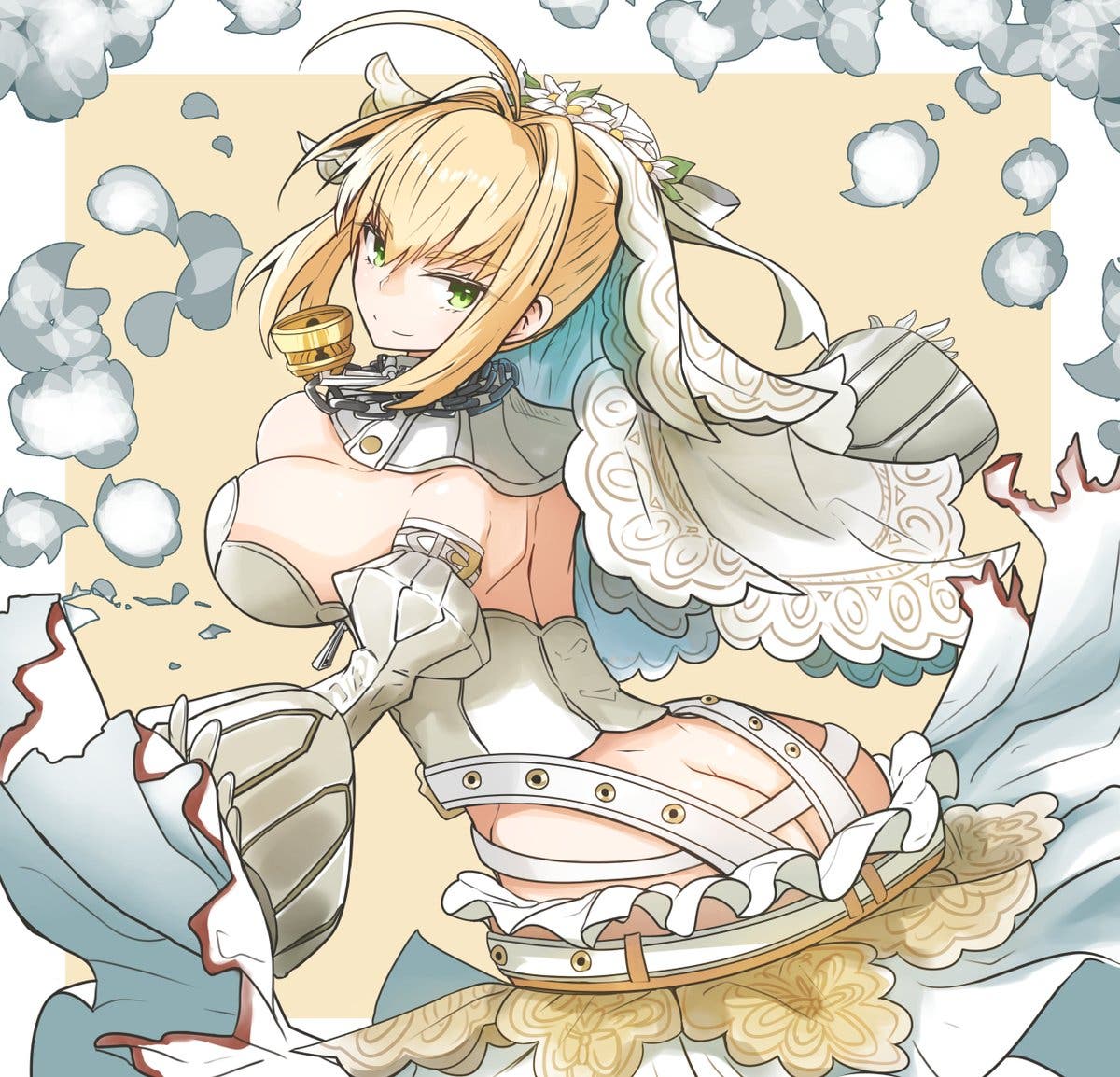 FGOイラスト　嫁ネロ