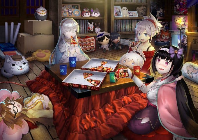 【FGO】ジナコさんの歓迎会ピザパーティは刑部姫の部屋に決定！！　Fate/GrandOrderのイラスト紹介2111