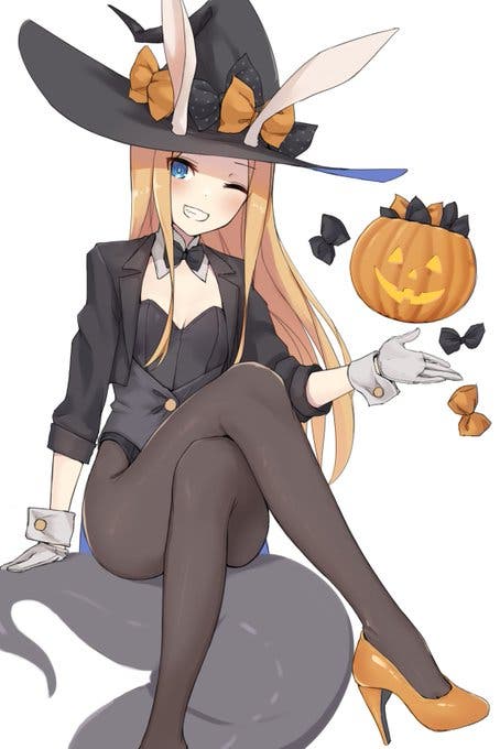 【FGO】バニーで魔女でハロウィンなアビーちゃん　Fate/GrandOrderのイラスト紹介2317