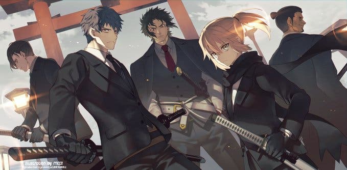 【FGO】スーツ新選組　Fate/GrandOrderのイラスト紹介2326