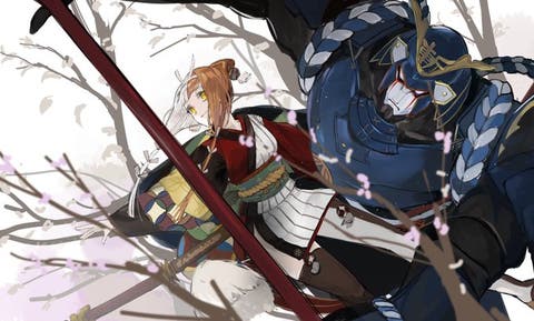 【FGO】「舞って斬る」　Fate/GrandOrderのイラスト紹介2345