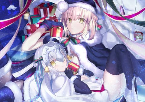 【FGO】サンタの季節ということで、サンタオルタちゃんズ。　Fate/GrandOrderのイラスト紹介2350