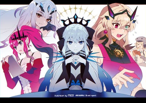 【FGO】モルガン陛下と妖精騎士たちのバレンタイン　Fate/GrandOrderのイラスト紹介2422