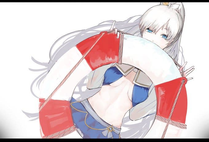 【FGO】水着アナスタシア　Fate/GrandOrderのイラスト紹介2456