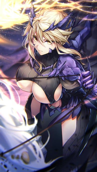 【FGO】アルトリアオルタランサー　Fate/GrandOrderのイラスト紹介2517