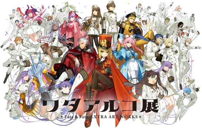「ワダアルコ展 Fate & Fate/EXTRA ART WORKS」メインビジュアルをフル公開！東京・大阪会場の日程も発表