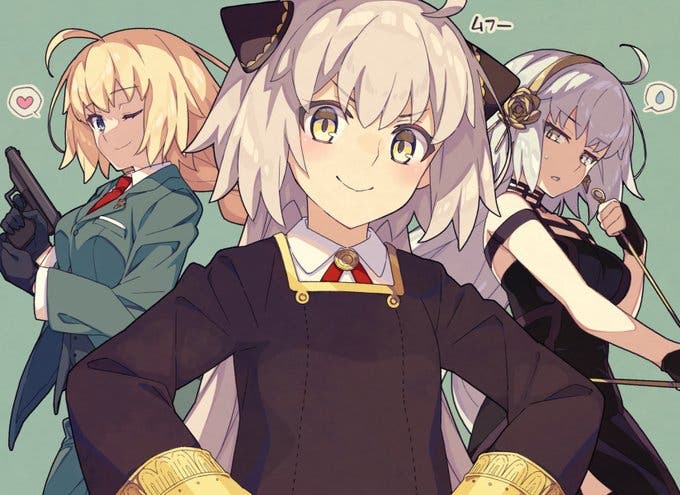 【FGO】なんとかファミリーごっこをしたいサンタリリィ　Fate/GrandOrderのイラスト紹介2600