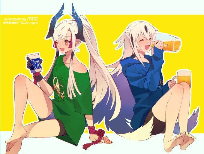 【FGO】鬼一師匠と景虎ちゃん　Fate/GrandOrderのイラスト紹介2590