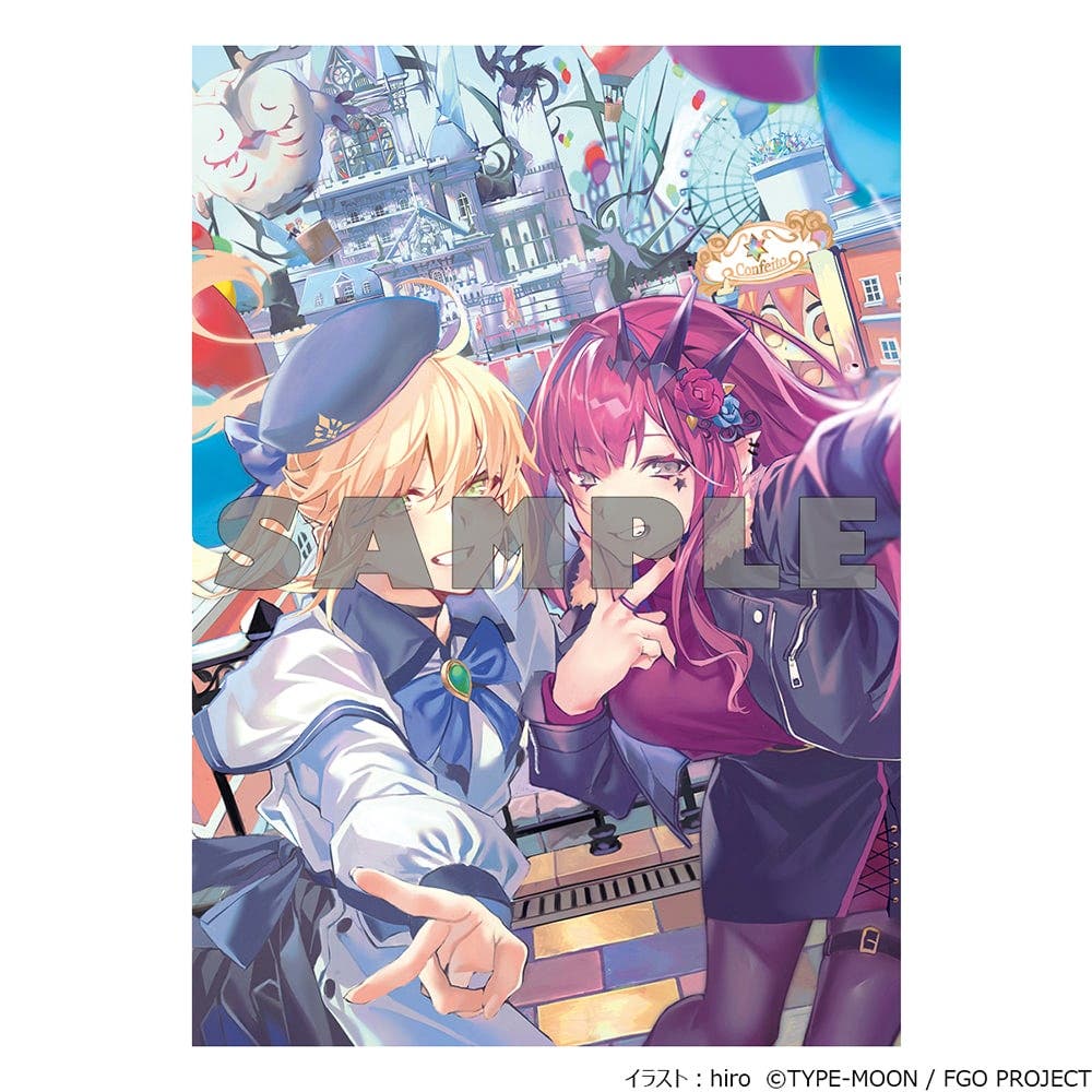 【FGOフェス2022】「Fate/Grand Order」hiroイラスト　A5アクリルパネル（アルトリア・キャスター＆バーヴァン・シー）が予約受付開始