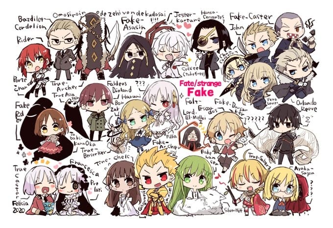 【FGO】strangeFakeアニメ化おめでとうございます！　Fate/GrandOrderのイラスト紹介2657