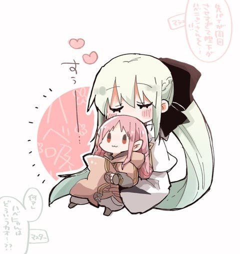 【FGO】モルガン陛下のストレス解消法：ハベ吸い　Fate/GrandOrderのイラスト紹介3268