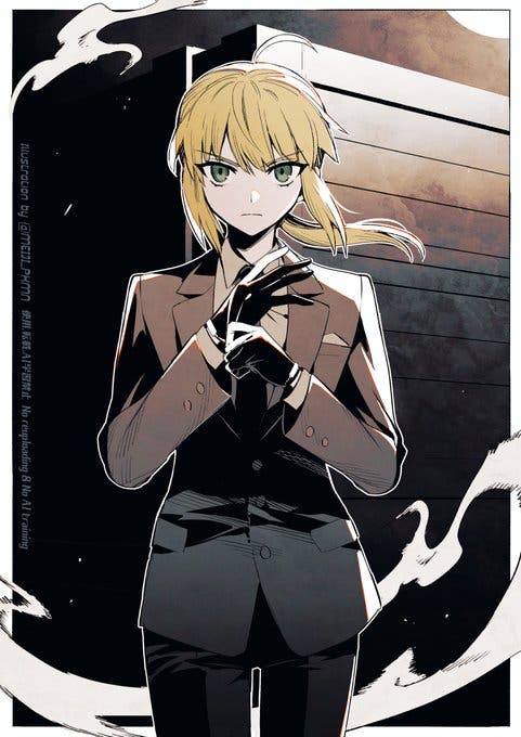 【FGO】Zeroセイバー　Fate/GrandOrderのイラスト紹介3562