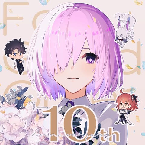 【FGO】10thマシュ　Fate/GrandOrderのイラスト紹介3636