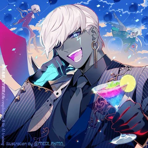 【FGO】スーツ インドラ様　Fate/GrandOrderのイラスト紹介3638
